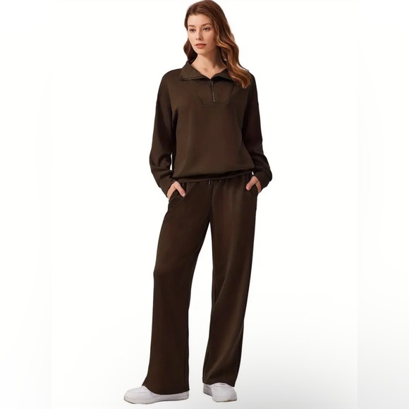 Women's Brown Jumpsuit - Picture 1 of 3
